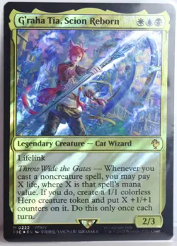 G'raha Tia, Scion Reborn [New, Near Mint] *Surge Foil* {Final Fantasy MTG} - Image 1
