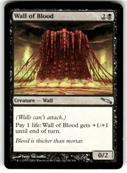 Wall of Blood Mirrodin Regular MTG - Image 1