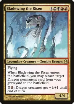 Bladewing the Risen Commander 2011 MP MTG - Image 1
