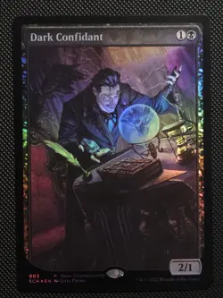 MTG Dark Confidant (Textless Foil) | Game Day & Store Championship Promos LP - Image 1
