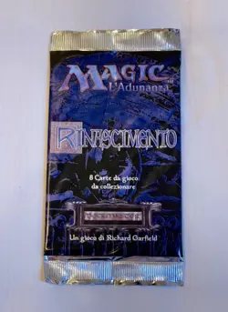 Rare MTG Renaissance ITALIAN Sealed Booster Pack - Magic The Gathering - Image 1