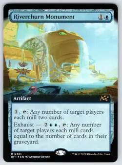 Riverchurn Monument (Extended Art) R Aetherdrift # 381 NM Foil - Image 1