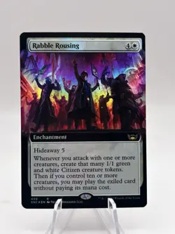 Rabble Rousing 409 Foil Extended Streets Of New Capenna SNC MTG NM - Image 1