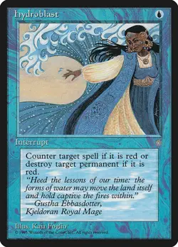 MTG Ice Age --- HYDROBLAST --- Common! NM! Magic the Gathering! - Image 1