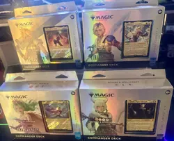 Magic The Gathering Final Fantasy Collector's Edition Commander Deck Set Bundle - Image 1
