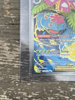 Mega Venusaur EX 155/132 Mega Evolution ENGLISH Pokemon Card NM In Protector - Image 3