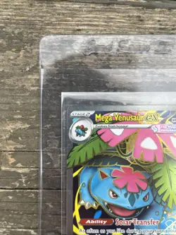 Mega Venusaur EX 155/132 Mega Evolution ENGLISH Pokemon Card NM In Protector - Image 4