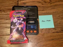 Very Heavy! 33.11g Pokemon Destined Rivals Sleeved Booster Pack Factory Sealed - Image 1