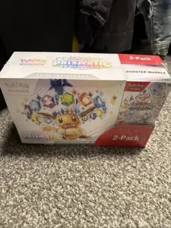 Pokemon TCG Prismatic Evolutions Costco 2-Pack ETB with Booster Bundle Costco - Image 1