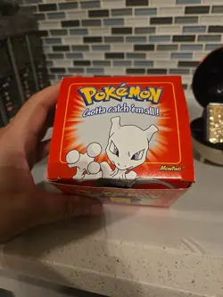 1999 Burger King Pokemon Sealed Ball/Box 23K Gold MEWTWO RED Trading Card - Image 3