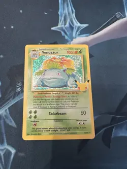 Pokemon Venusaur 15/102 Celebrations: Classic Collection Holo TCG - Image 1