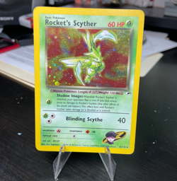 Pokemon TCG Rocket's Scyther Gym Heroes 13/132 Holo Unlimited Holo Rare - MP - Image 1