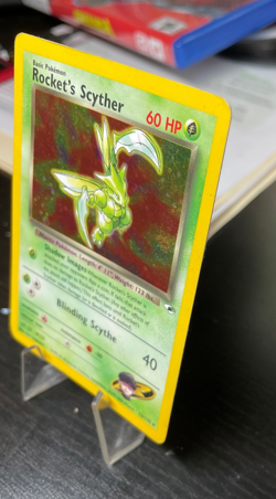 Pokemon TCG Rocket's Scyther Gym Heroes 13/132 Holo Unlimited Holo Rare - MP - Image 3