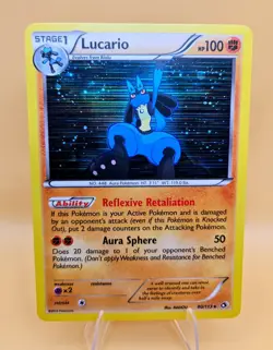 Lucario 80/113 Holo - 2013 Legendary Treasures BW Pokemon TCG - NM Unplayed - Image 1