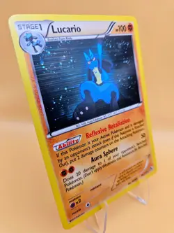 Lucario 80/113 Holo - 2013 Legendary Treasures BW Pokemon TCG - NM Unplayed - Image 3