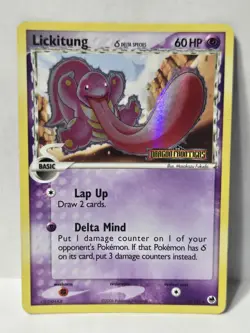 Lickitung 19/101 Dragon Frontiers Stamped Reverse Holo Rare Pokemon *NICE* - Image 1
