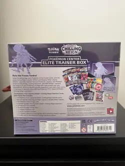 POKEMON CENTER Chilling Reign Elite Trainer Box Shadow Rider SEALED Pokemon TCG - Image 3
