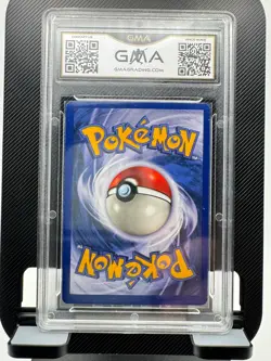 1999 Pokemon Base Set Bulbasaur GMA 8 NM-MT Vintage Grass - Image 2