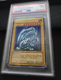 2002 Yu-Gi-Oh! Blue-Eyes White Dragon SDK DIK-P001 Ultra Rare 1st Edition PSA 9 - Image 2
