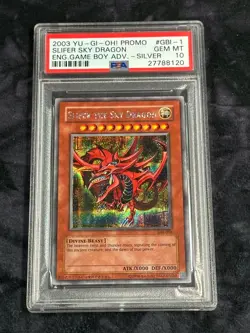 PSA 10 Slifer the Sky Dragon GBI-001 Secret Rare Promo *8120 Yugioh - Image 1