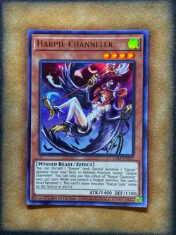 Yugioh Harpie Channeler LART-EN022 Ultra Rare Lost Art Promo NM - Image 1