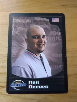 Neil Reeves player card MTG Magic the Gathering - Image 1
