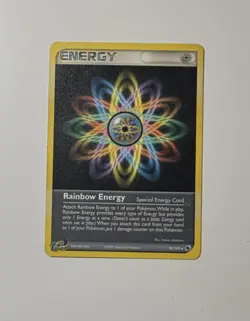 Rainbow Energy 95/109 Non Holo Rare Pokemon Card TCG - Image 3