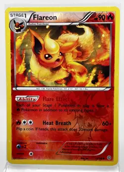 Flareon Reverse Holo 13/98 Pokemon Card 2015 Ancient Origins MP - Image 1
