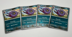 Whirlipede Reverse Holo 116/167 4x x4 Pokemon Card Twilight Masquerade Playset - Image 1