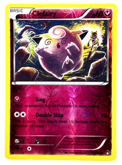 Clefairy Reverse Holo 81/122 Pokemon Card 2016 XY BreakPoint LP/MP - Image 1