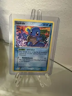 Pokemon Squirtle EX TCG Crystal Guardians Card 64/100 Regular Common LP - Image 1