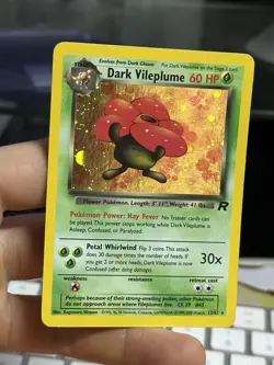 #3 Dark Vileplume 13/82 Team Rocket 2000 Holo Rare WOTC Pokemon Card TCG - Image 3