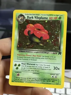#3 Dark Vileplume 13/82 Team Rocket 2000 Holo Rare WOTC Pokemon Card TCG - Image 4