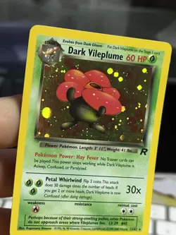 #3 Dark Vileplume 13/82 Team Rocket 2000 Holo Rare WOTC Pokemon Card TCG - Image 5