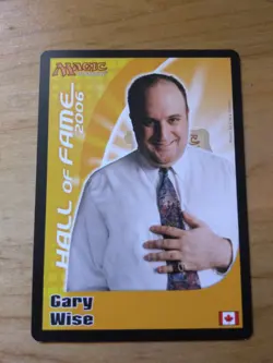 Gary Wise player card MTG Magic the Gathering - Image 1