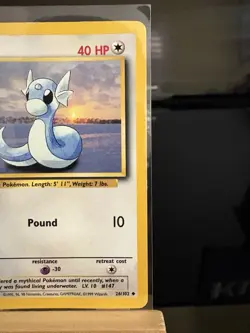 DRATINI - 26/102 Base Set Unlimited LP/NM - Regular Common - Pokemon TCG Card - Image 3