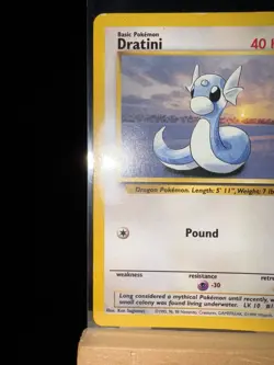 DRATINI - 26/102 Base Set Unlimited LP/NM - Regular Common - Pokemon TCG Card - Image 5