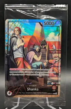 One Piece TCG Shanks OP09-001 July 2025 PSA Magazine Promo SEALED Card - Image 1