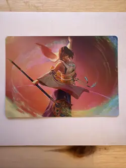 MTG Final Fantasy Art Series Yuna, Grand Summoner x1 NM Art Card - Image 1