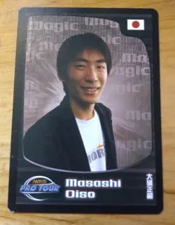Masashi Oiso player card MTG Magic the Gathering - Image 1