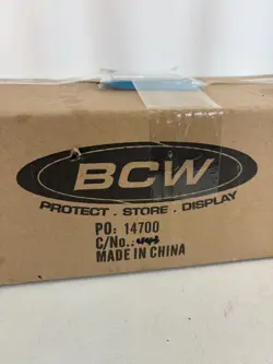 New BCW 2 Mil Card Sleeves, 2 5/8" x 3 5/8", Acid Free, 100 Packs of 100 Sleeves - Image 1