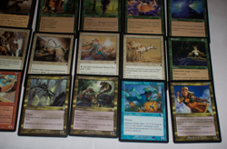 MTG 15x invasion odyssey mixed green white red gold border magic card lot MP - Image 4