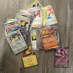 Pokemon Destined Rivals, Shrouded Fable, Fusion Strike 125 Card Lot Incl: EX - Image 1