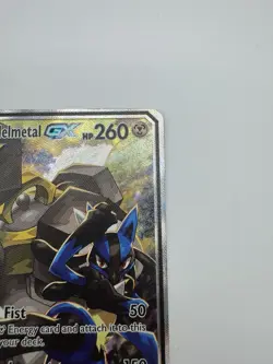 Pokemon Lucario & Melmetal GX Tag Team Black Star Promo Card #SM192 **LP** - Image 4