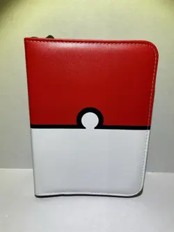 NEW!! Trading Card Binder with Zipper Red Pokemon - Image 1