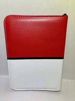 NEW!! Trading Card Binder with Zipper Red Pokemon - Image 2