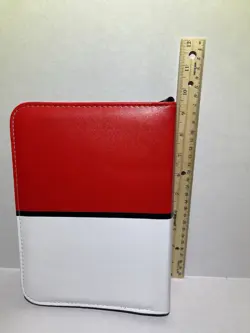 NEW!! Trading Card Binder with Zipper Red Pokemon - Image 3