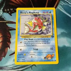 1999/2000. Pokemon Card Misty's Magikarp Gym Challenge Common 88/132 Near Mint - Image 2