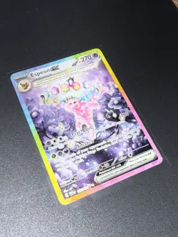 Espeon EX 155/131 Prismatic Evolutions Holo Card English SIR Pokemon Pack Fresh - Image 2