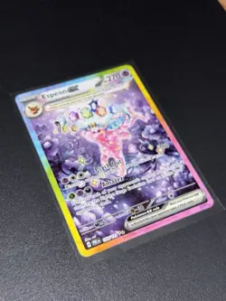 Espeon EX 155/131 Prismatic Evolutions Holo Card English SIR Pokemon Pack Fresh - Image 3